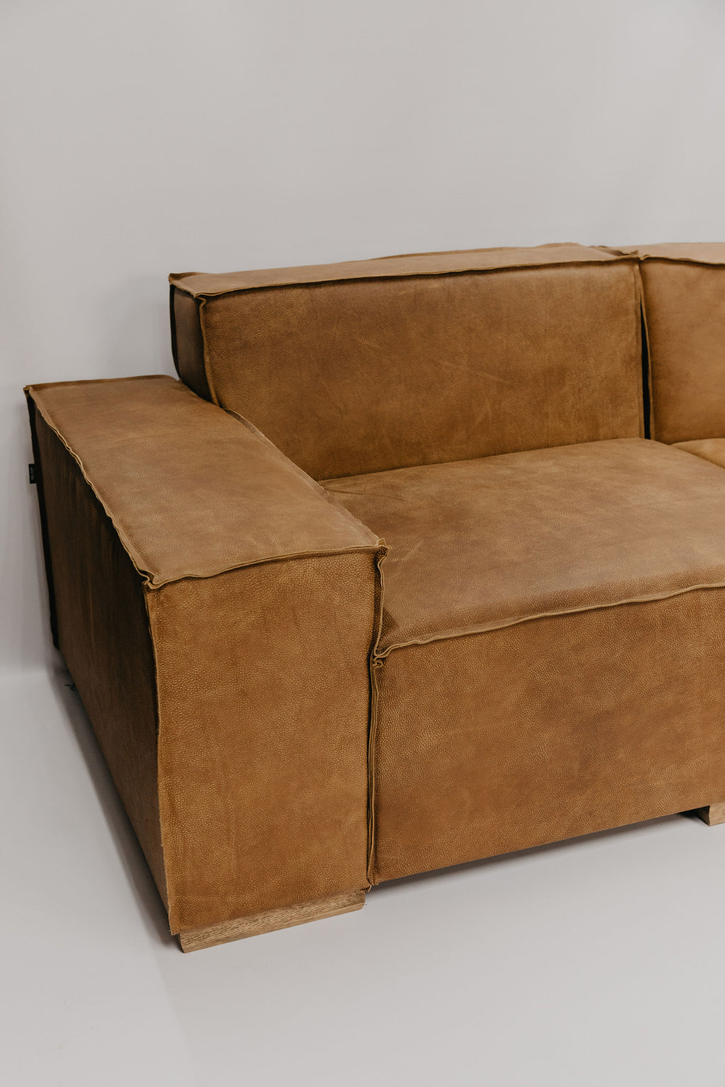 Alden Leather Couch